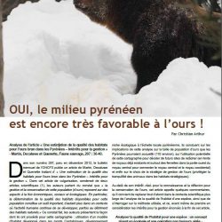 milieu favorable ours - C.Arthur - gazette 49 - FERUS