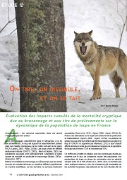 loup impact mortalité France FERUS